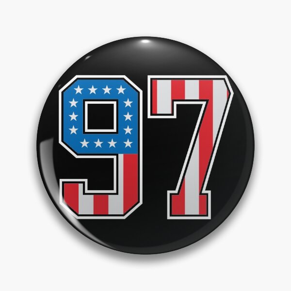 Item preview, 97 American Lucky Number Ninety-seven United States Flag designed and sold by Urosek.