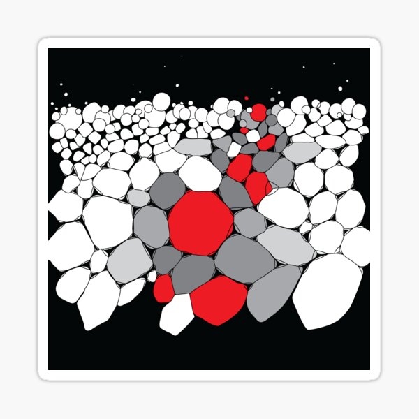 Bubble foam Sticker