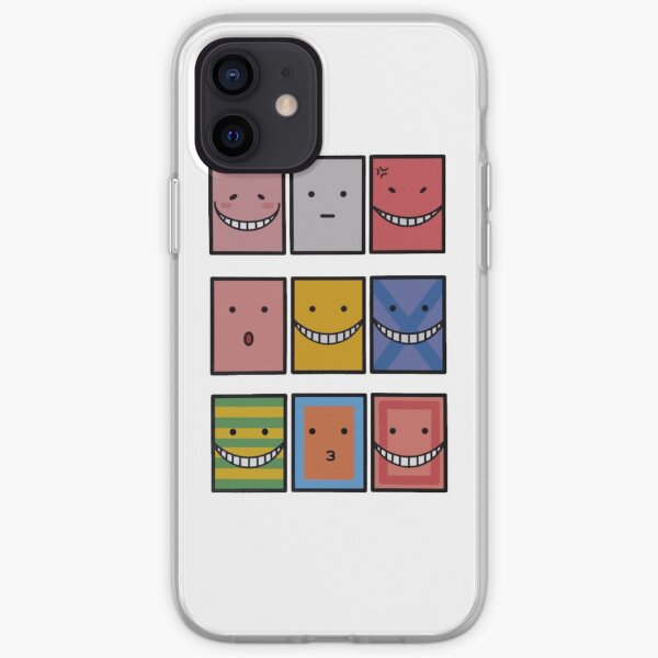 Koro Sensei tous les visages , Assassination Classroom Coque souple iPhone