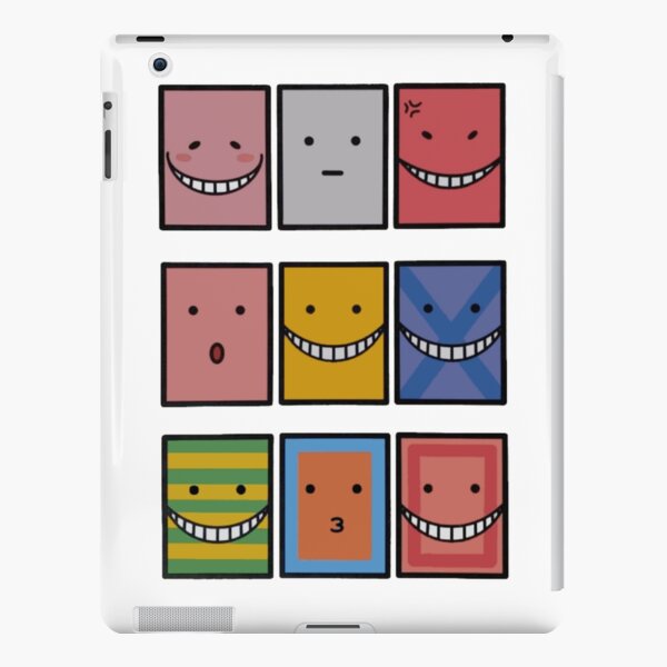 Koro Sensei tous les visages , Assassination Classroom Coque rigide iPad