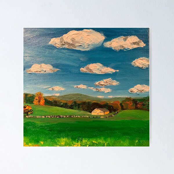 Lonely Barn at New Pond Farm Poster