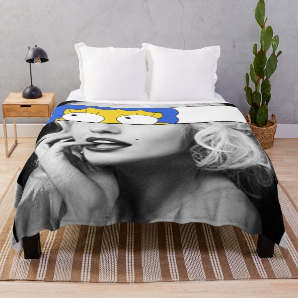 Item preview, Marilyn Monroe with Simpsons Marge Eyes designed and sold by capstarz.