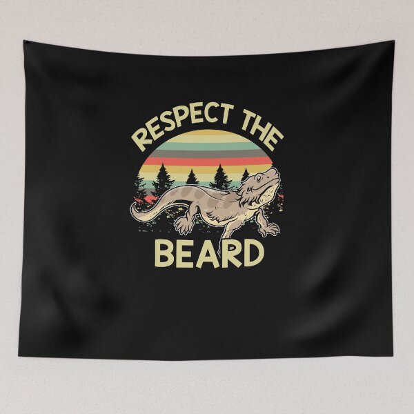 Item preview, Respect The Beard Bearded Lizard Dragon Pet Lovers Gift designed and sold by MakeGoodChoices.