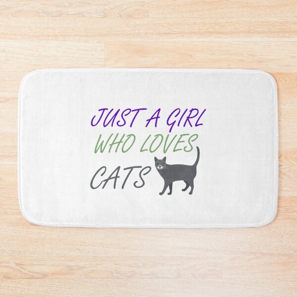Item preview, Just A Girl Who Loves Cats Sweet Gifts Owner Cat Lover Cats designed and sold by AchrafOc.