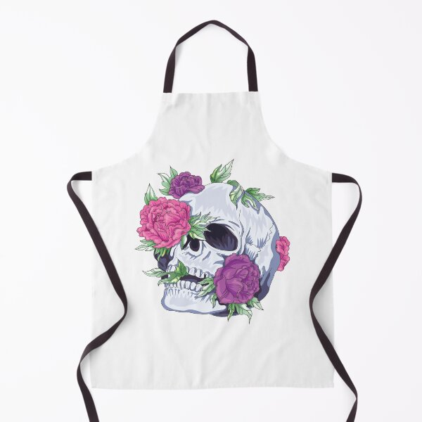 Item preview, Skull With Purple And Pink Roses designed and sold by Shirtey.