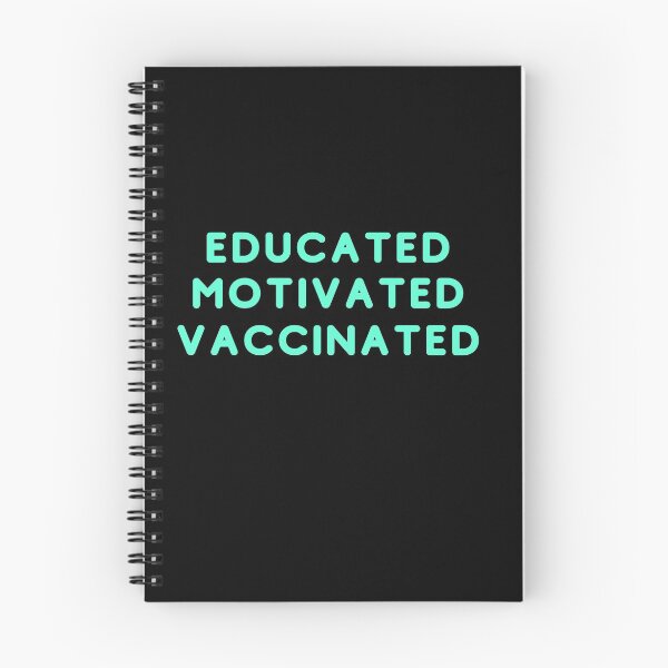 Item preview, Educated Motivated Vaccinated designed and sold by AutumnVibeShop.
