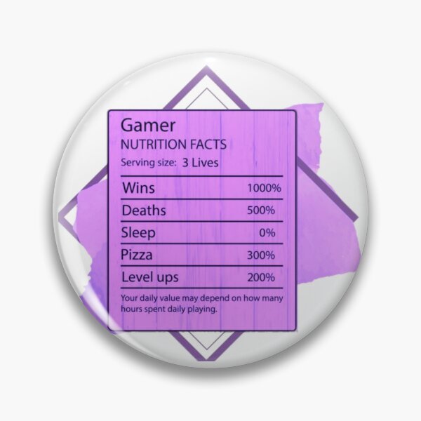 Item preview, gamer nutrition facts designed and sold by ihebwkqh17.