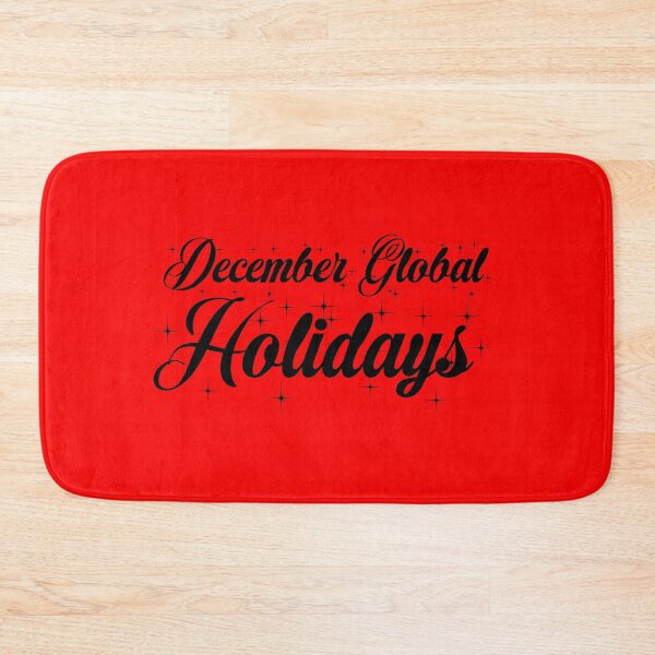 Item preview, December Global Holidays Red designed and sold by DamaliePierre.