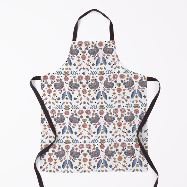 Item preview, Scandinavian Folklore Bird Pattern designed and sold by LotusArtStudio.