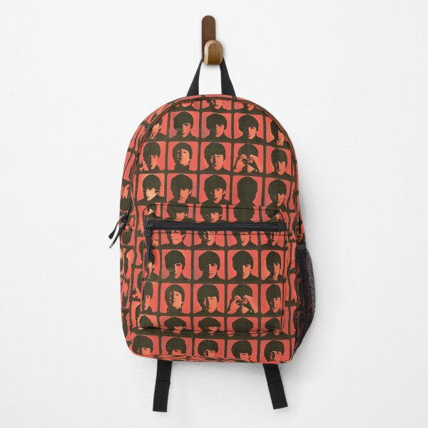 a hard day's night orange grungy vintage retro design Backpack