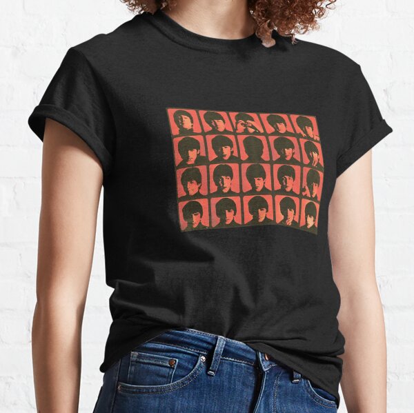 un design rétro vintage grungy orange nuit dure T-shirt classique