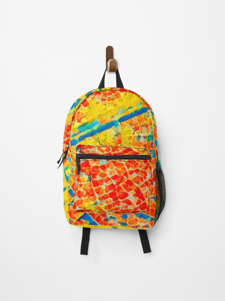 Thumbnail 1 of 3, Backpack, Leaf Pattern Abstract designed and sold by EdwardMonet.
