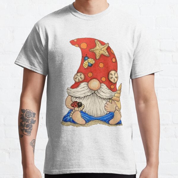 Summer Time Gnomes USA Vintage T Shirt Men Fashion 2023 Women T Shirt Short  NEW
