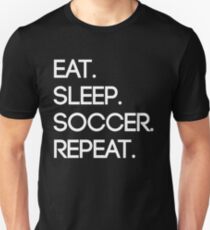Eat. Sleep. Soccer. Repeat Slim Fit T-Shirt