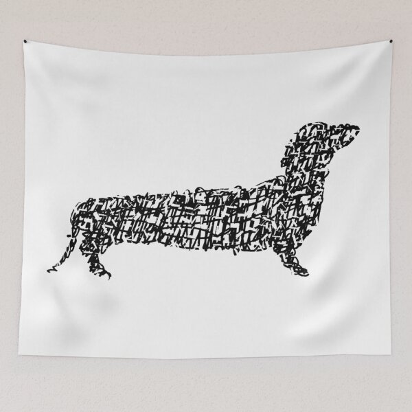 Item preview, Dachshund Sketch designed and sold by Ansocube.