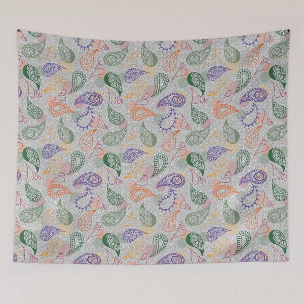 Item preview, Burlap Paisley designed and sold by The Real Sacil.