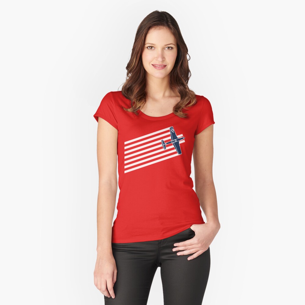 Item preview, Fitted Scoop T-Shirt designed and sold by Aeronautdesign.