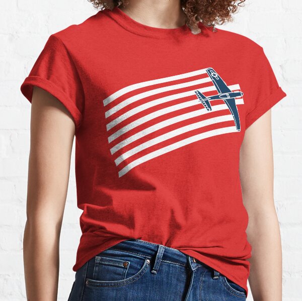 P-51 Mustang Speed Stripes Classic T-Shirt