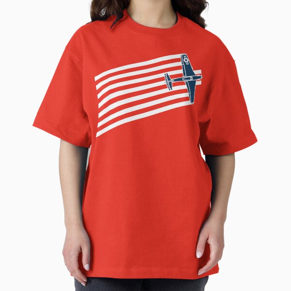 P-51 Mustang Speed Stripes Oversized T-Shirt