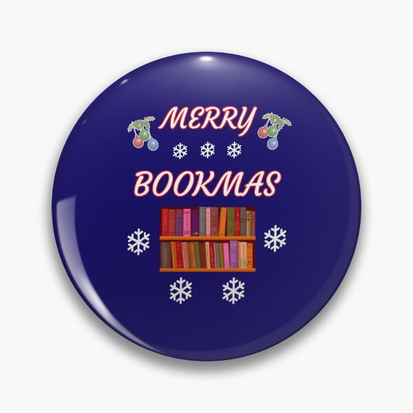 Item preview, Merry Bookmas Book Lover Gift designed and sold by SharpThreadZ.