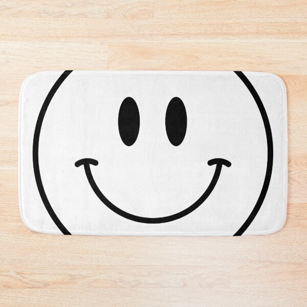 Item preview, 105 White Happy Face :) Smiley | #ffffff designed and sold by YourSmileyFace.