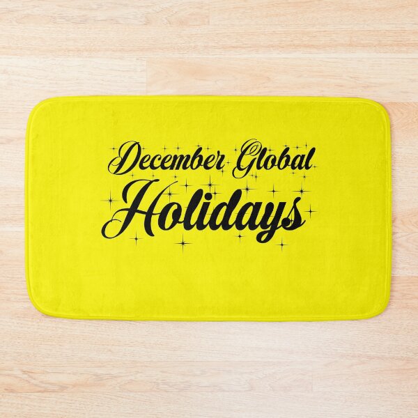 Item preview, December Global Holidays Yellow  designed and sold by DamaliePierre.
