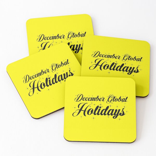 Item preview, December Global Holidays Yellow  designed and sold by DamaliePierre.