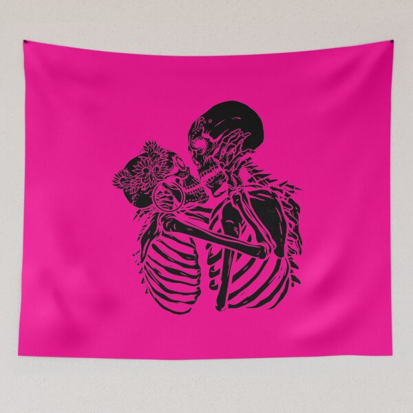 Item preview, goth skeleton lovers valentines designed and sold by Gossip Rag.