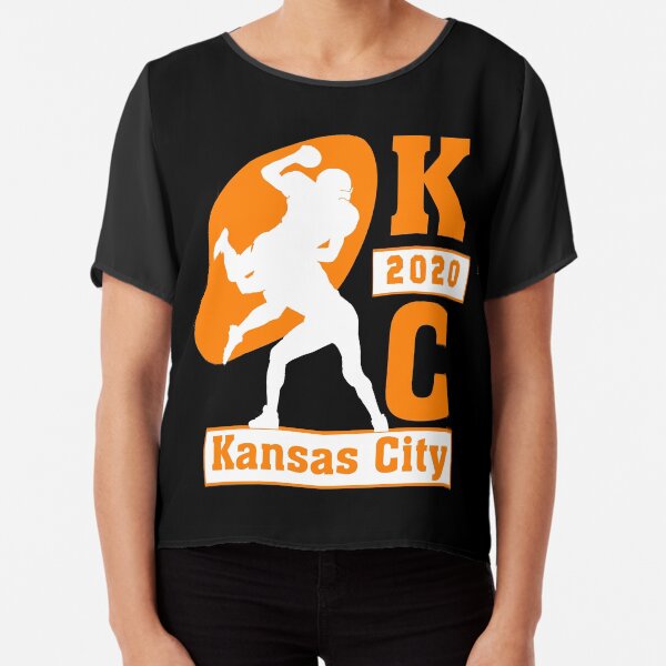 Kansas City vintage KC 2020 American Champions Football Tee Chiffon Top