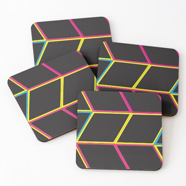 Item preview, Cyan Magenta Yellow (CMY) Geometric 2 designed and sold by d-w-h design.