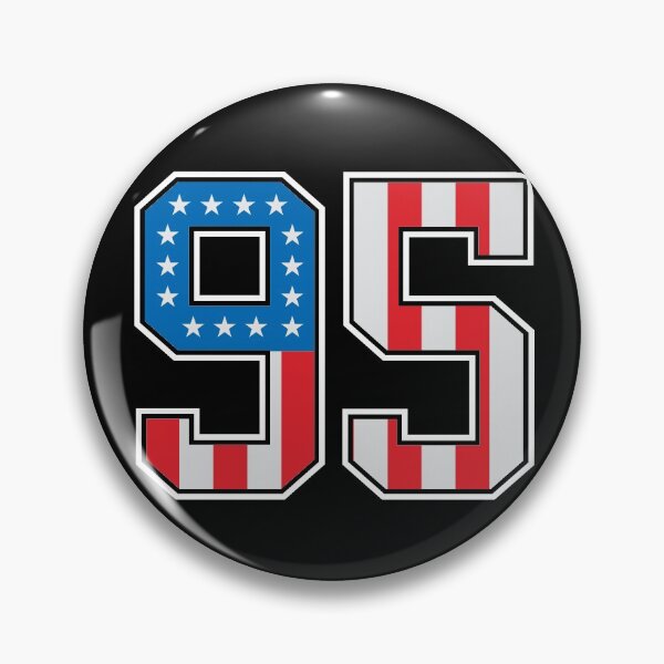 Item preview, 95 American Lucky Number Ninety-five United States Flag designed and sold by Urosek.