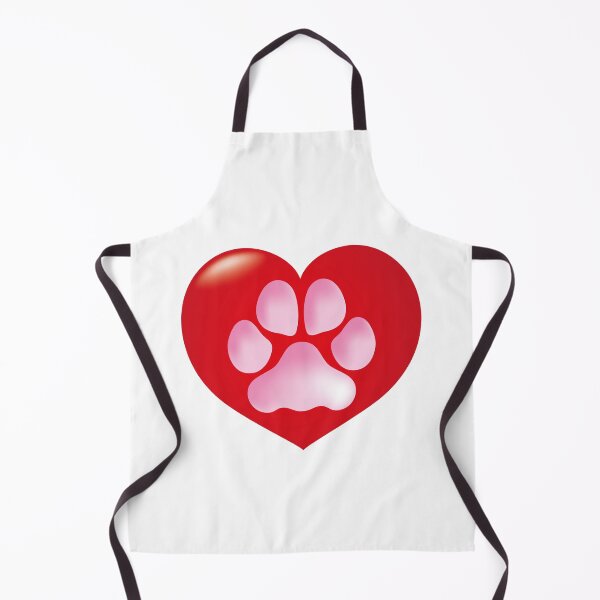 Item preview, Icon or symbol heart with animal dog paw footprint. Ideal for informational and institutional veterinarian designed and sold by LucianoCosmo.