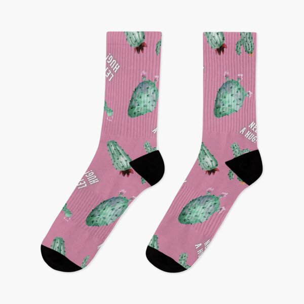 Item preview, Lets Hug | Need A Hug | Blooming cactus pattern designed and sold by Petra Becker.