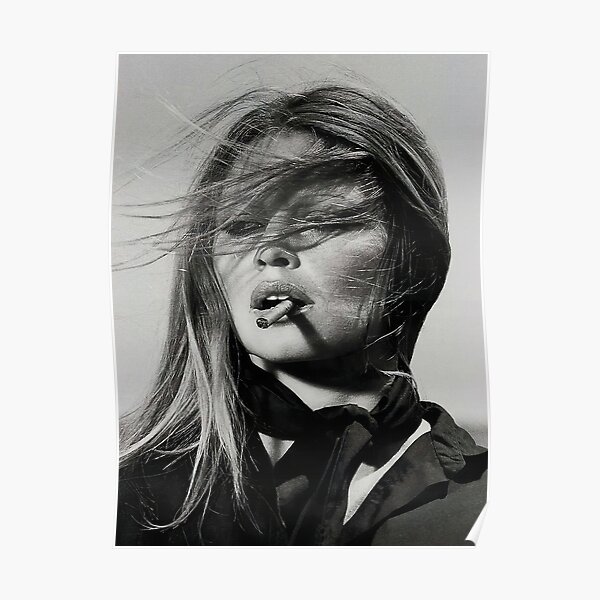 / jolie gilrl fumer Poster