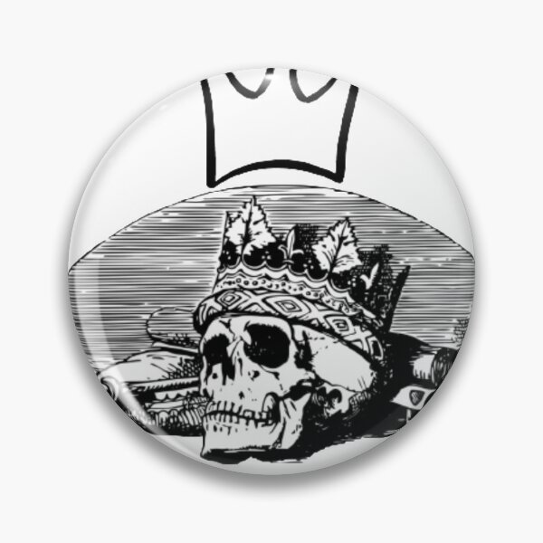 Item preview, skull with crown designed and sold by osjapego.