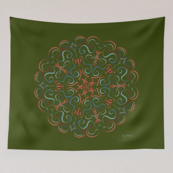 Item preview, Moonlight (Green) designed and sold by olgaramos.