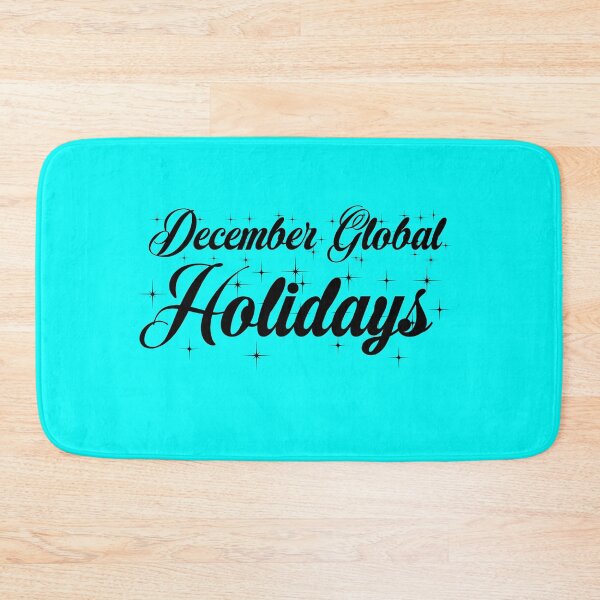 Item preview, December Global Holidays Blue designed and sold by DamaliePierre.