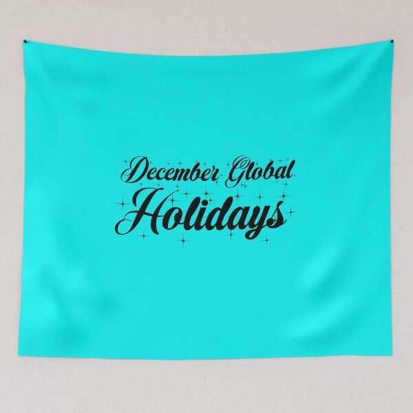 Item preview, December Global Holidays Blue designed and sold by DamaliePierre.