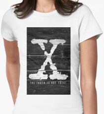 the x-files Women's Fitted T-Shirt