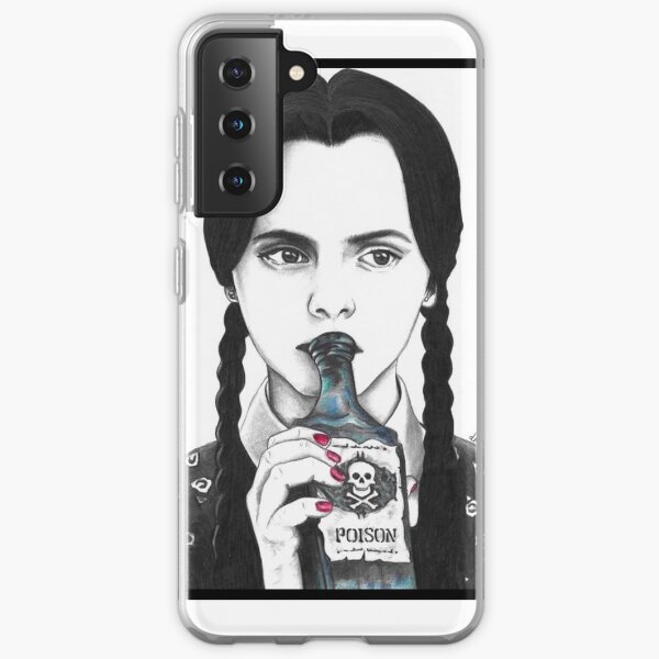 Wednesday Addams drawing Samsung Galaxy Soft Case