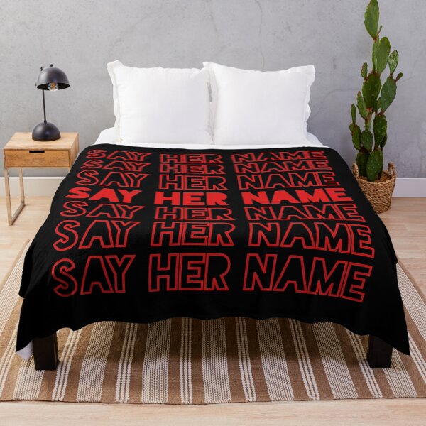 Item preview, Say Her Name Say Her Name typography designed and sold by ShirtzTonight.