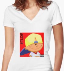 Kanye West - The Life Of Pablo Women's Fitted V-Neck T-Shirt