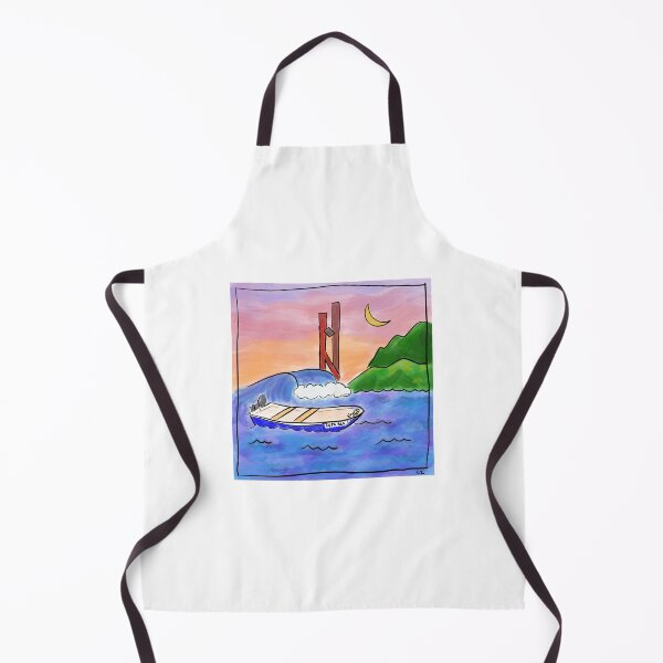 Item preview, Fiji Surf Scene - Boat and Wave designed and sold by TheSaltSirens.