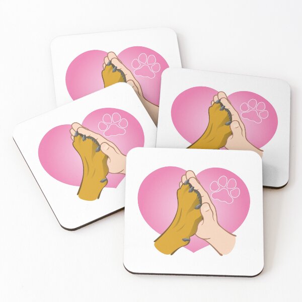 Item preview,  Illustration human hand holding a paw, heart. Ideal for catalogs, informative and veterinary institutional material designed and sold by LucianoCosmo.