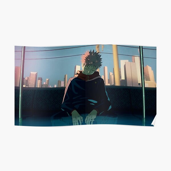 4K Yuji de Jujutsu Kaisen Póster