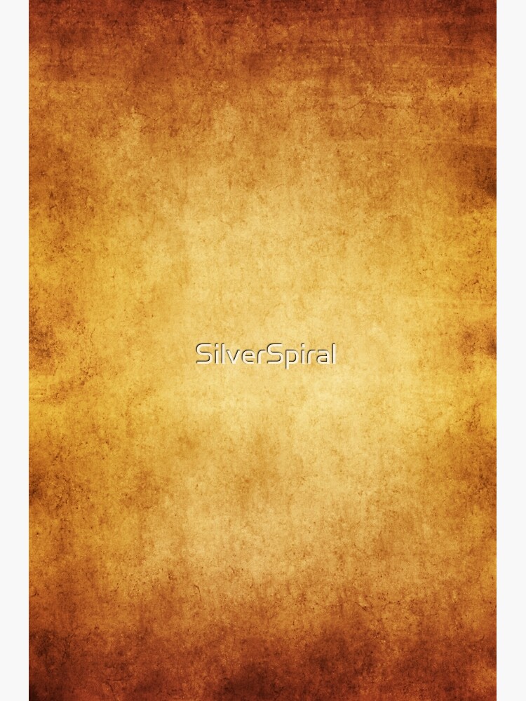 Yellow Brown Parchment Paper Texture Background Greeting Card for