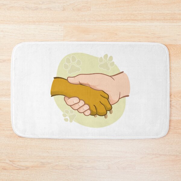 Item preview, Illustration human hand holding a paw, heart. Ideal for catalogs, informative and veterinary institutional material designed and sold by LucianoCosmo.