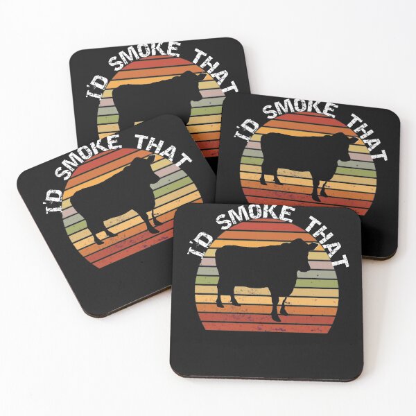 Item preview, Funny BBQ I'D Smoke That Cow designed and sold by C0njur0r.