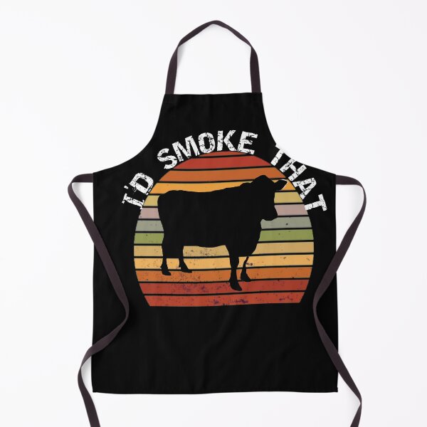 Item preview, Funny BBQ I'D Smoke That Cow designed and sold by C0njur0r.