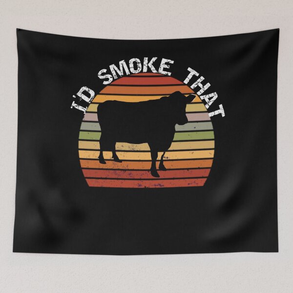 Item preview, Funny BBQ I'D Smoke That Cow designed and sold by C0njur0r.